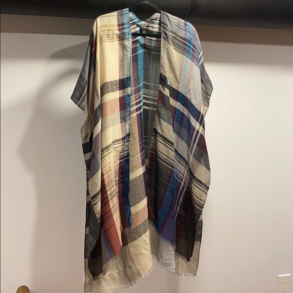 MULTICOLOUR PATTERNED KIMONO - Picture 1 of 3